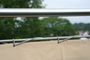 Sichtschutz Dachterrasse mit Balkonverkleidung - Kordelfhrung