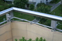 Sichtschutz mit Balkonumrandung - Kordelfhrung