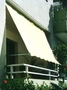 Sichtschutz Balkon I mit Sonnensegel in Seilspanntechnik